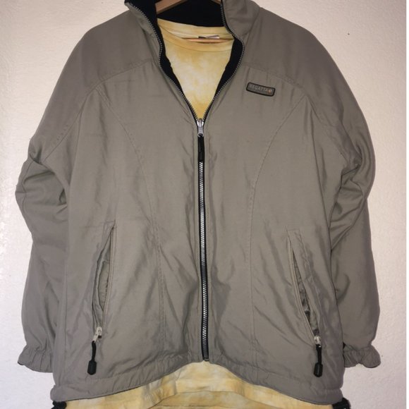 Vintage 1/4 Zip Windbreaker Jacket (Stone) - Picture 5 of 7